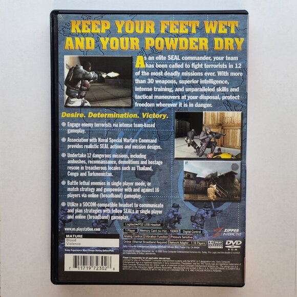Socom 1 US Navy Seals for PS2 - Picture 3 of 5